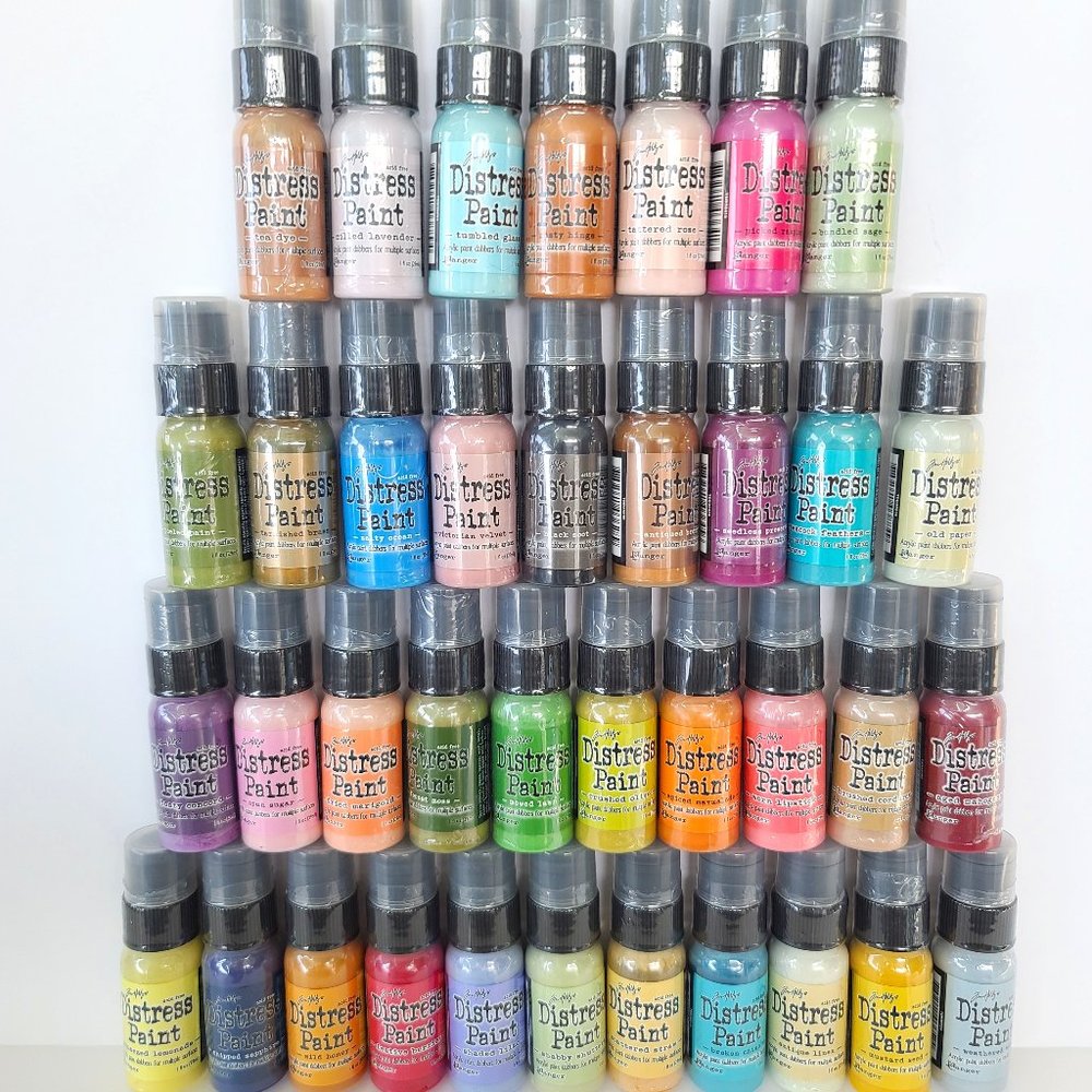 🎀SOLD🎀 Tim Holtz Distress Paints Lot